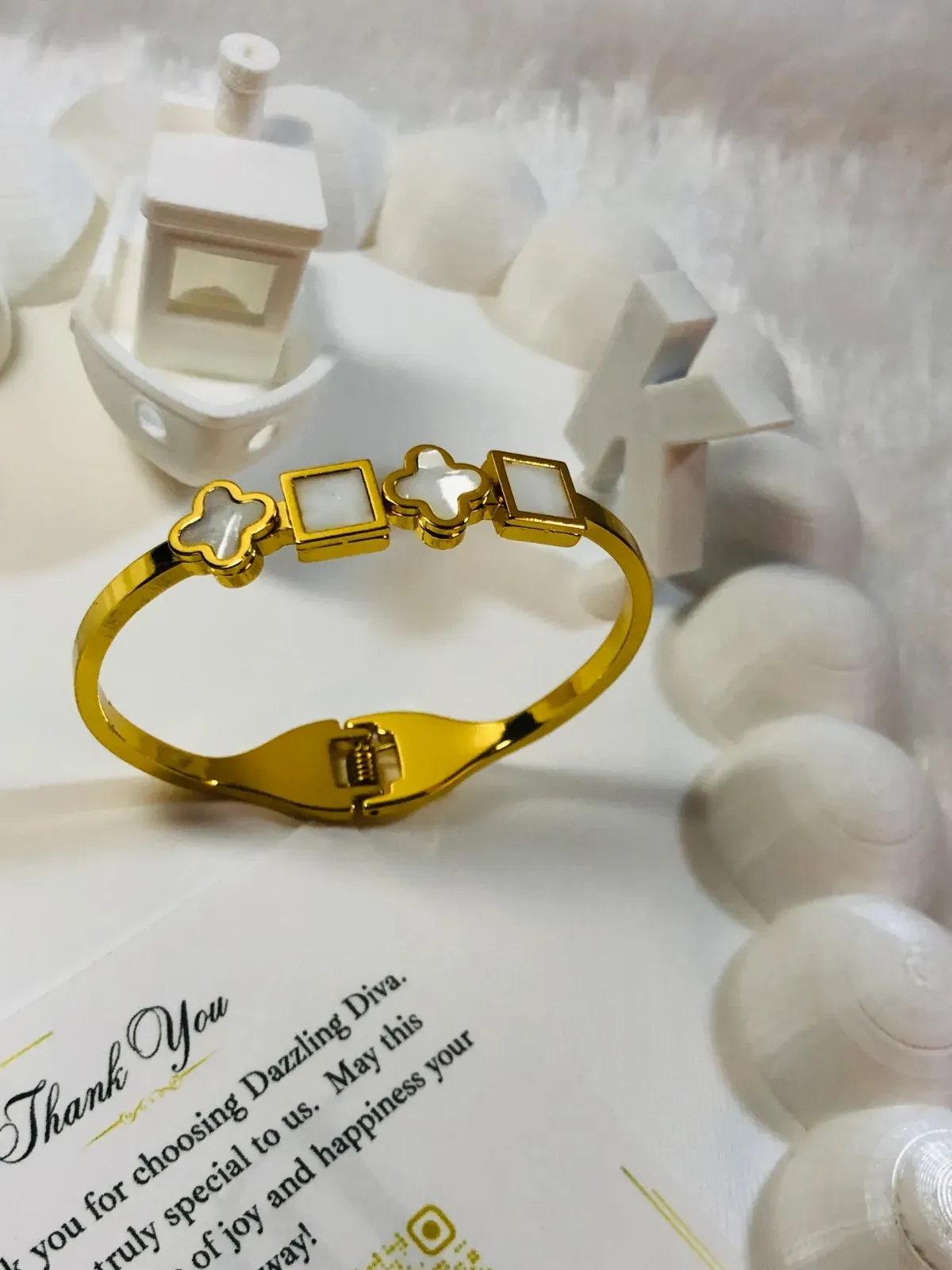 Clover square fusion bangle(Adults) - Image 2