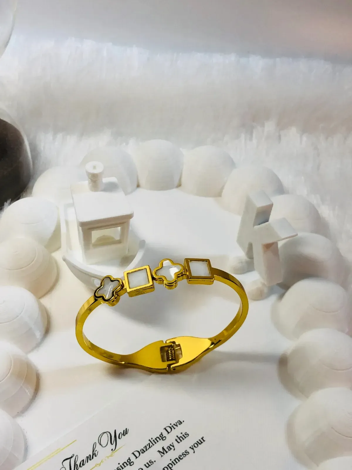 Clover square fusion bangle(Adults) - Image 3