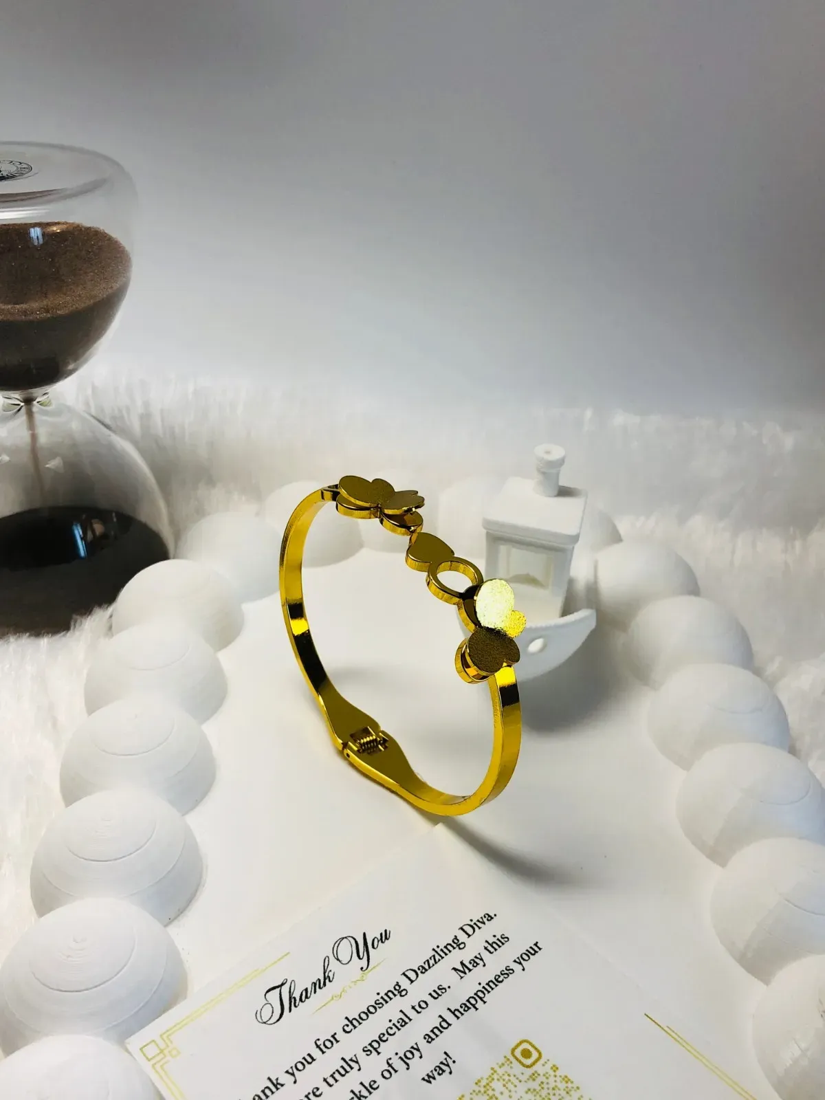 Orbit butterfly bangle (Adults) - Image 3