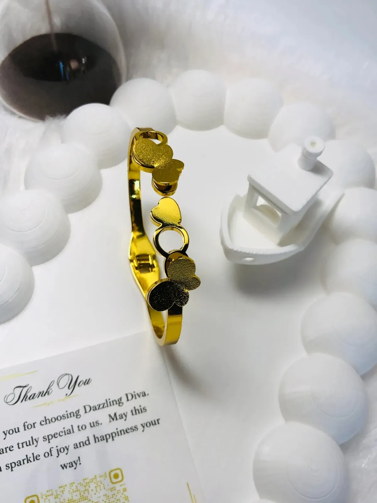 Orbit butterfly bangle (Adults) - Image 4