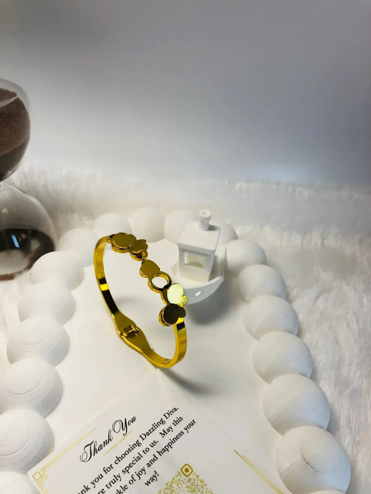 Orbit butterfly bangle (Adults) - Image 5