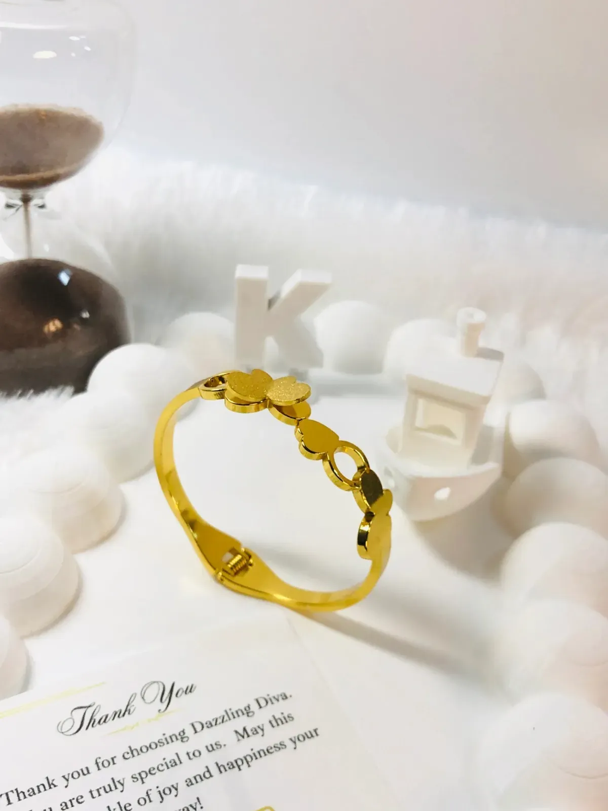 Orbit butterfly bangle (Adults) - Image 6