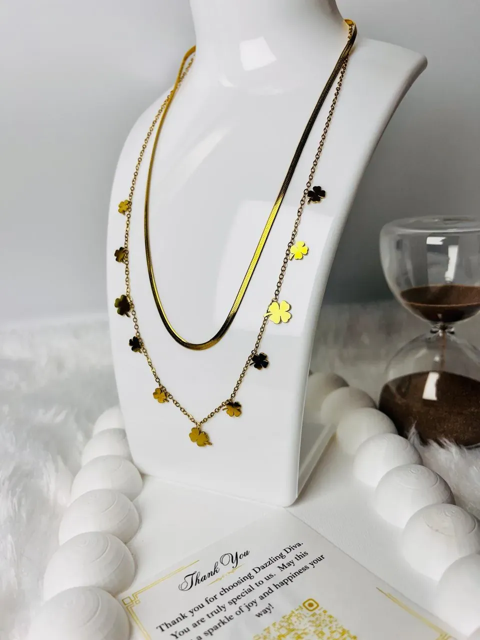 Double layer clover-snake chain - Image 4