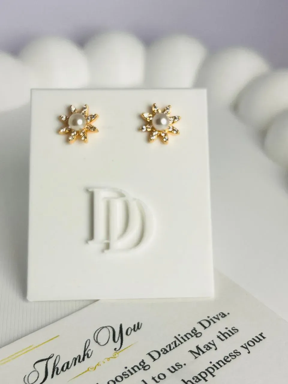 Royal Pearl Bloom Stud - Image 3