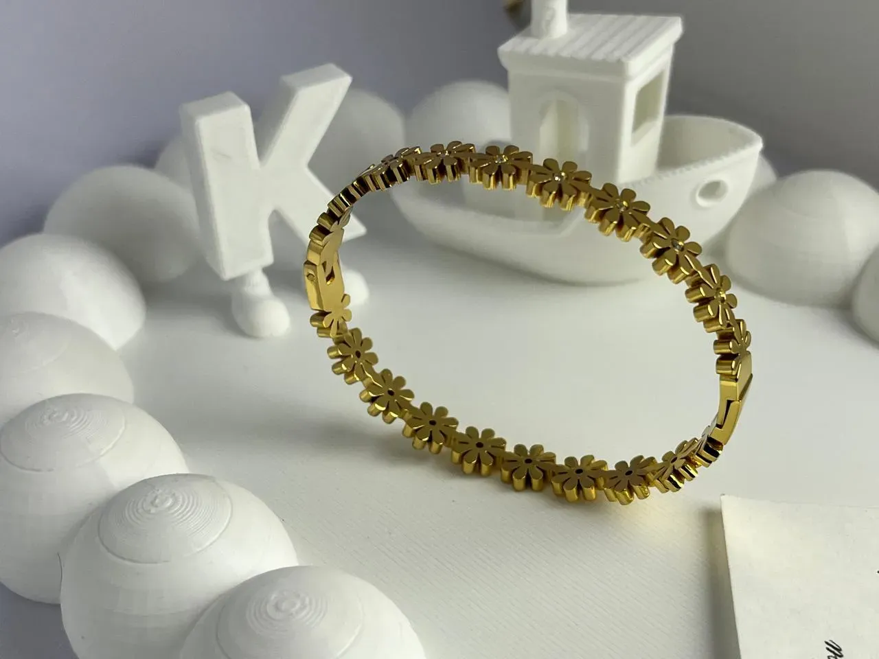 Floral family bangle. (kids) - Image 5
