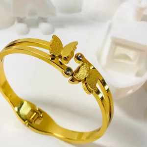 Twin glow butterfly bangle( kids )